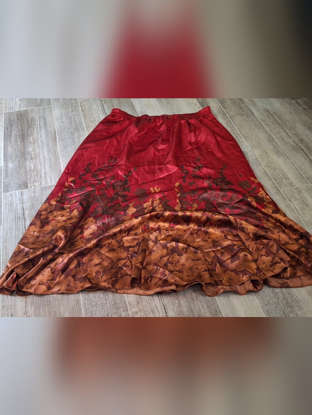 Womens Whimsigoth Autumnal Boho-Chic Romantic Goth Coldwater Creek skirt Size PM